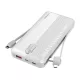 LDNIO 10000mAh (Fehér) Powerbank 3in1 Kábellel (PL1013)