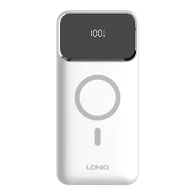 LDNIO 15W 10000mAh (Fehér) Powerbank /Gyorstöltés(PQ12)