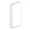LDNIO 15W 10000mAh (Fehér) Powerbank /Gyorstöltés(PQ12)