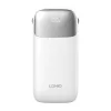 LDNIO 22.5W 20000mAh USB-C És Lightning (Fehér) Powerbank (PQ20)