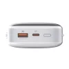 LDNIO 22.5W 20000mAh USB-C És Lightning (Fehér) Powerbank (PQ20)