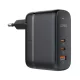 LDNIO 65W GaN USB-C Gyorstöltő (Fekete) (Q366)