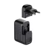 LDNIO 65W GaN USB-C Gyorstöltő (Fekete) (Q366)