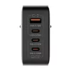 LDNIO 100W (Fekete) Hálózati Töltő, USB-A És 3x /USB-C Csatlakozó (Q408)