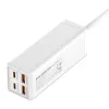 LDNIO (Fehér) Elosztó 1 AC Aljzattal, 2 USB És 2 USB-C Port (SC1418 EU)