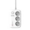 LDNIO 65W GaN (Fehér) Elosztó USB Töltővel (SE3436)