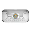 LDNIO SN5311W Management tápegység doboz vezeték nélküli töltővel 5x AC, 2x USB-A, 1x USB-C, 2 m