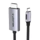 Lention USB-C - HDMI 2.0 Kábel, 4K 60Hz, 3m (Szürke) (CB-CU707H-3MSC-GRY-)