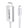 Lention 3m USB-C HDMI Kábel, 4K 60Hz, (Ezüst) (CB-CU707H-3MSC-SIL)