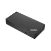 Lenovo ThinkPad HUB 40AY0090EU (Type-C – PD 65W/ HDMI/ 3xUSB3.0/ 2x USB2.0/ Jack 3.5mm/ 1GB Ethernet) (fekete)