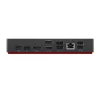 Lenovo ThinkPad HUB 40AY0090EU (Type-C – PD 65W/ HDMI/ 3xUSB3.0/ 2x USB2.0/ Jack 3.5mm/ 1GB Ethernet) (fekete)