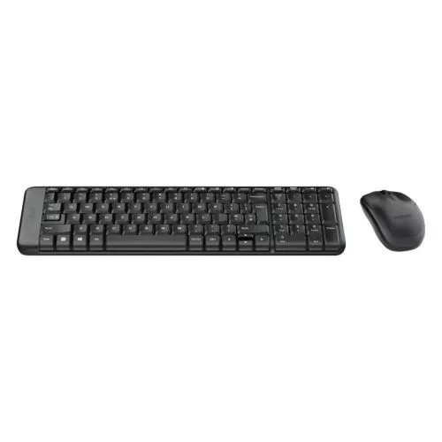 Logitech vezeték nélküli billentyűzet és egér Combo MK220(QWERTY) US-Layout (fekete)