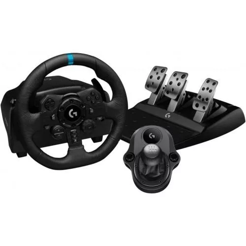 Logitech Racing Wheel G923 SE TrueForce versenykerék pedálokkal és 6 sebességes váltóval PC, PS5, PS4 kompatibilis (fekete)