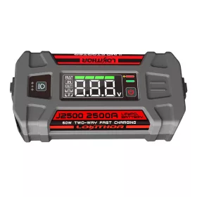   Lokithor J2500 indító- és vésztöltő akkumulátor, lítium, 2500A, 12V, 55Wh