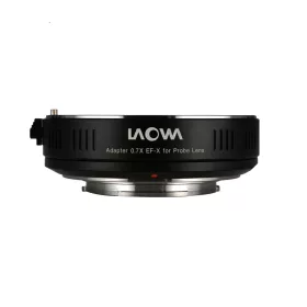   Laowa 0,7x fókusztáv-csökkentő/focal reducer Canon EF-Fujifilm X adapter (24mm f/14 Probe objektív)