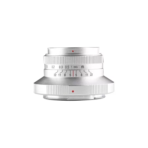 Laowa 15mm f/5 Cookie FF - ezüst Nikon Z (automata rekeszvezérlés - Auto Aperture) kamera objektív