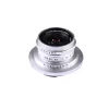 Laowa 15mm f/5 Cookie FF - ezüst Canon RF (automata rekeszvezérlés - Auto Aperture) kamera objektív