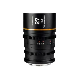   Laowa Nanomorph 27mm T2.8 1,5x anamorfikus objektív (borostyán sárga becsillanás) - ARRI PL+Canon EF