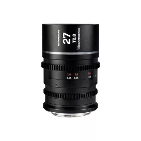   Laowa Nanomorph 27mm T2.8 1,5x anamorfikus objektív (ezüst becsillanás) - ARRI PL+Canon EF