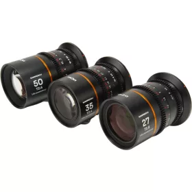   Laowa Nanomorph S35 Prime 3 db-os anamorfikus cine/filmes objektív szett (27mm, 35mm, 50mm, ezüst becsillanás) - Fuji X