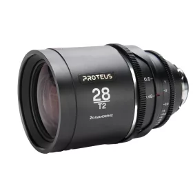   Laowa Proteus 2X Anamorphic 28mm T2 anamorfikus cine/filmes objektív (ezüst becsillanás - méter skála) - ARRI PL + Canon EF