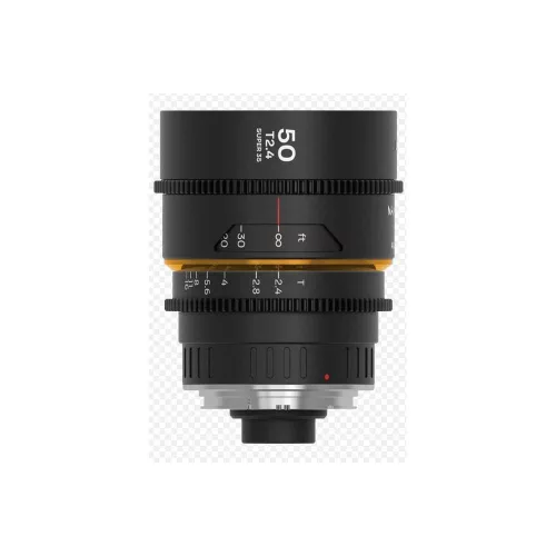 Laowa Nanomorph 50 mm T2.4 1,5x anamorfikus objektív (borostyán sárga becsillanás) - ARRI PL+Canon EF