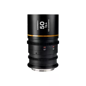   Laowa Nanomorph 50 mm T2.4 1,5x anamorfikus objektív (borostyán sárga becsillanás) - Canon RF