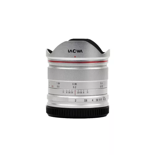 Laowa 7,5mm f/2 MFT Lightweight Black nagylátószögű drón objektív (ezüst) - MFT [DJI Inspire X5]