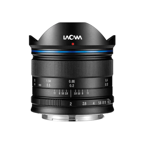Laowa 7,5mm f/2 MFT Standard nagylátószögű kamera objektív (fekete) - MFT