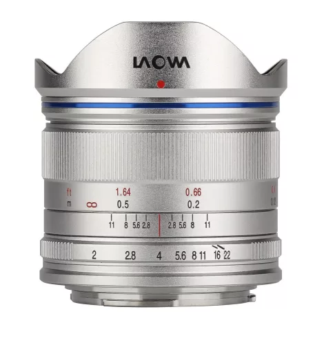 Laowa 7.5mm f/2 MFT  - ezüst kamera objektív