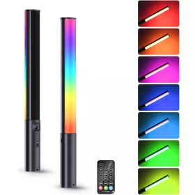   LUXCEO P400 RGB Videó LED Fény-cső -40cm Színes 10W 880LUX 2500-6500K 2500mAh Fotós Lámpa