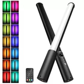   LUXCEO P400S RGB Videó LED Fény-cső -42cm Színes 20W 1928LUX 2500-6500K 2500mAh Fotós Lámpa