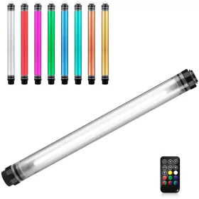   LUXCEO P7-RGB Videó LED Fény-cső -40cm Színes 8W 3000-5750K IP68 10400mAh Fotós Lámpa