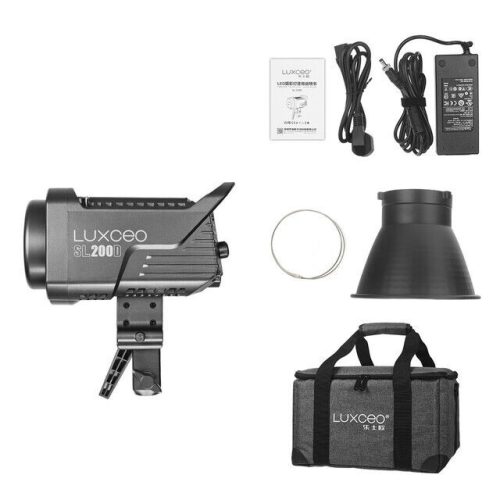 LUXCEO SL100D Stúdió Videólámpa -100W 37.700LUX 2700-6500K LED Stúdió Világítás