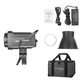   LUXCEO SL200D Stúdió Videólámpa -200W 66.000LUX 2700-6500K LED Stúdió Világítás