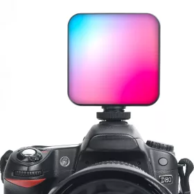   LUXCEO W64 RGB Videó LED-Lámpa -6W 800LUX 2500-9000LUX 2000mAh Színes Fotós Lámpa
