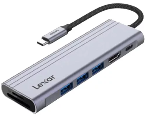 Lexar 7 az 1-ben USB-C hub/adapter