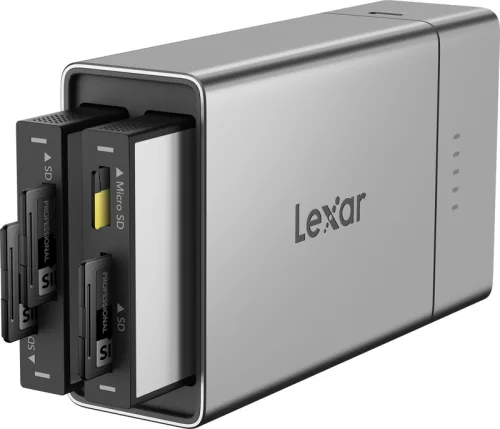 Lexar Professional Workflow Go 2 rekeszes készlet - 5000mAh akkumulátor