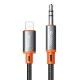 Mcdodo CA-0780 Lightning 3.5mm-es mini jack 3.5mm-es AUX kábel, 1.2m (fekete)