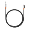 Mcdodo CA-0780 Lightning 3.5mm-es mini jack 3.5mm-es AUX kábel, 1.2m (fekete)