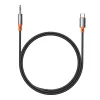 Mcdodo CA-0820 USB-C 3,5mm-es mini jack 3,5mm-es AUX kábel, 1,2 m (fekete)