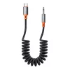 Mcdodo CA-0900 USB-C -mini jack 3,5mm-es AUX kábel, 1,8m (fekete)