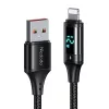 Mcdodo 1.2m USB Lightning Adatkábel/Digitális Kijelző (CA-1060)