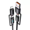 Mcdodo 4in1 USB-C/Lightning Kábel 1.2m (Fekete) (CA-1990)