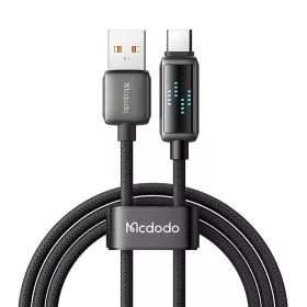   Mcdodo USB-A - USB-C Kábel LED Kijelzővel, 6A, 1,2m (CA-2350)
