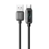 Mcdodo USB-A - USB-C Kábel LED Kijelzővel, 6A, 1,2m (CA-2350)