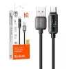 Mcdodo USB-A - USB-C Kábel LED Kijelzővel, 6A, 1,2m (CA-2350)