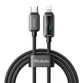   Mcdodo USB-C - Lightning Kábel LED Kijelzővel, 36W, 1,2m (CA-2630)