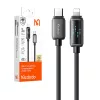 Mcdodo USB-C - Lightning Kábel LED Kijelzővel, 36W, 1,2m (CA-2630)