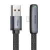 Mcdodo 1.8m jobb szögű USB-Lightning Kábel (Fekete) (CA-2791)